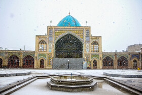 بارش برف زمستانی در زنجان