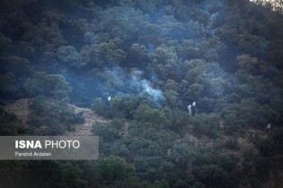 مهار آتش‌سوزی جنگل عباس آباد مازندران