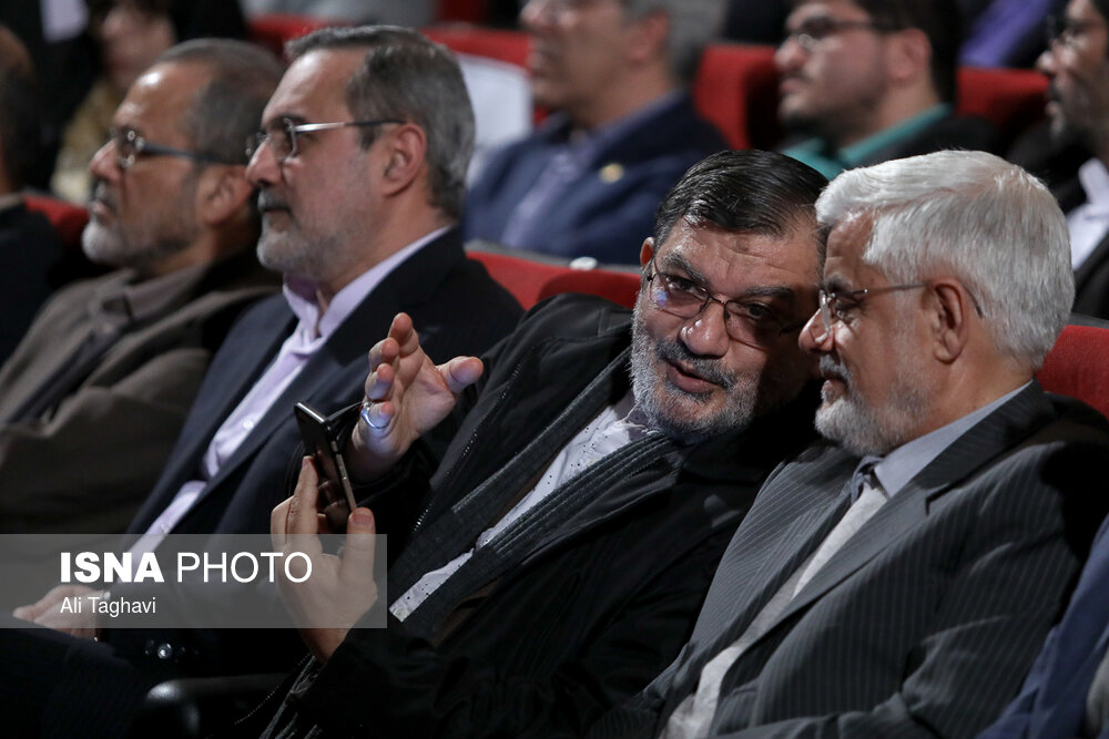 محمد رضا عارف در مراسم تودیع و معارفه دبیر شورای عالی انقلاب فرهنگی