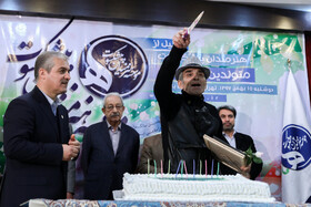 محمد شیری در جشن تولد هنرمندان پیشکسوت متولد بهمن ماه