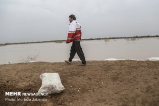 فوت یک نفر در سیلاب خوزستان
