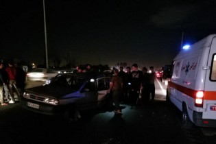 تصادف زنجیره ای در محور ورامین-تهران/۷نفر مصدوم شدند