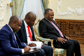 تقدیم استوارنامه جوزف اوکیو سفیر جدید کنگو به حسن روحانی رییس جمهور