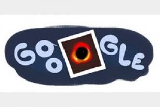 تغییر لوگوی گوگل به افتخار ثبت اولین تصویر از سیاهچاله