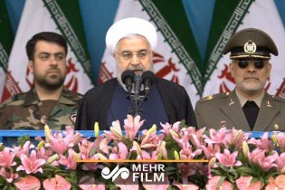 تمجید روحانی از سپاه برای مقابله با آمریکا