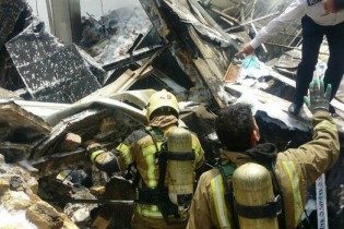 انفجار در خیابان اشرفی اصفهانی/مرگ یک نفر در زیر آوار