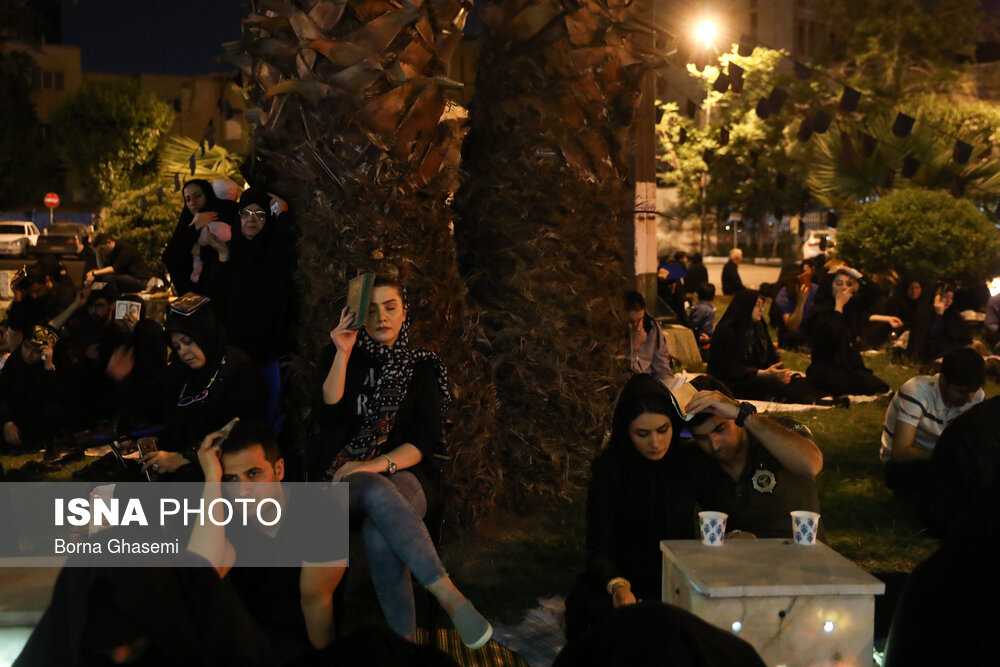 لیالی قدر، شب بیست و یکم ماه مبارک رمضان - میدان فلسطین