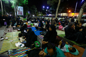 لیالی قدر، شب بیست و یکم ماه مبارک رمضان در گلستان شهدای اصفهان