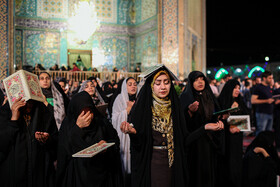 لیالی قدر، شب بیست و یکم ماه مبارک رمضان در امامزاده حسین (ع) قزوین
