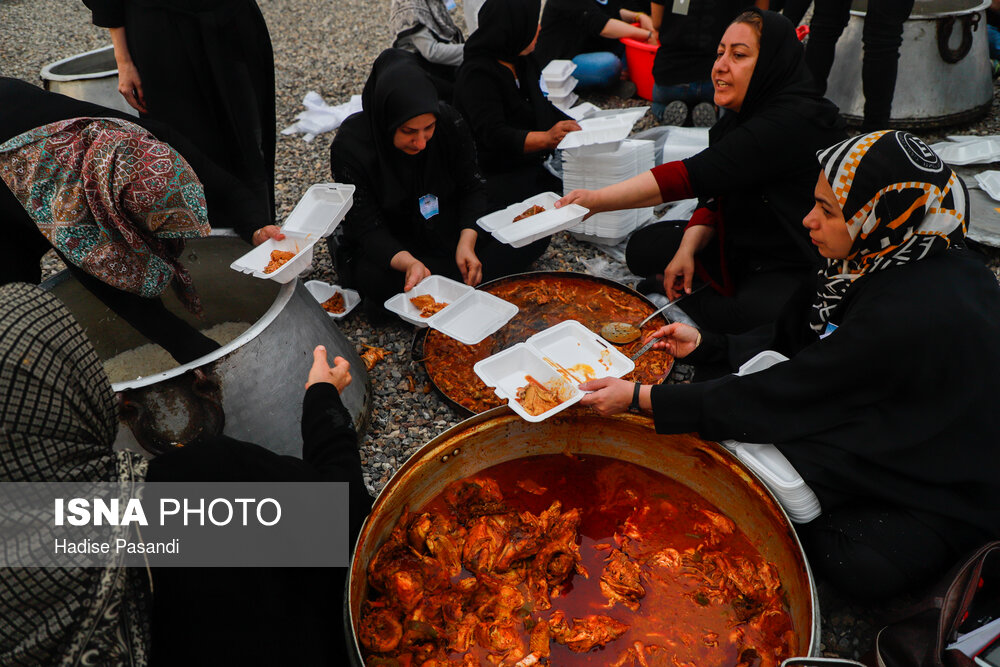 طولانی ترین سفره افطاری ایران در آق‌قلا‎