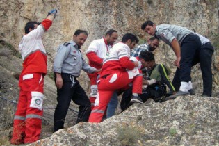 سقوط یک زوج کوهنورد دزفولی از ارتفاعات کینو/یک نفر جان باخت