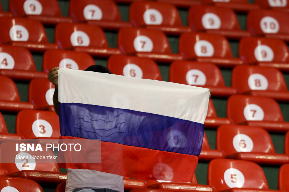 دیدار تیم‌های والیبال روسیه وکانادا