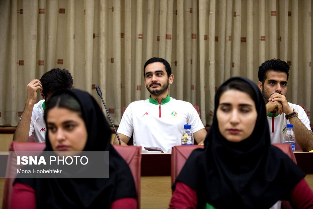 مراسم بدرقه ورزشکاران اعزامی ایران به سی امین دوره یونیورسیاد دانشجویان جهان