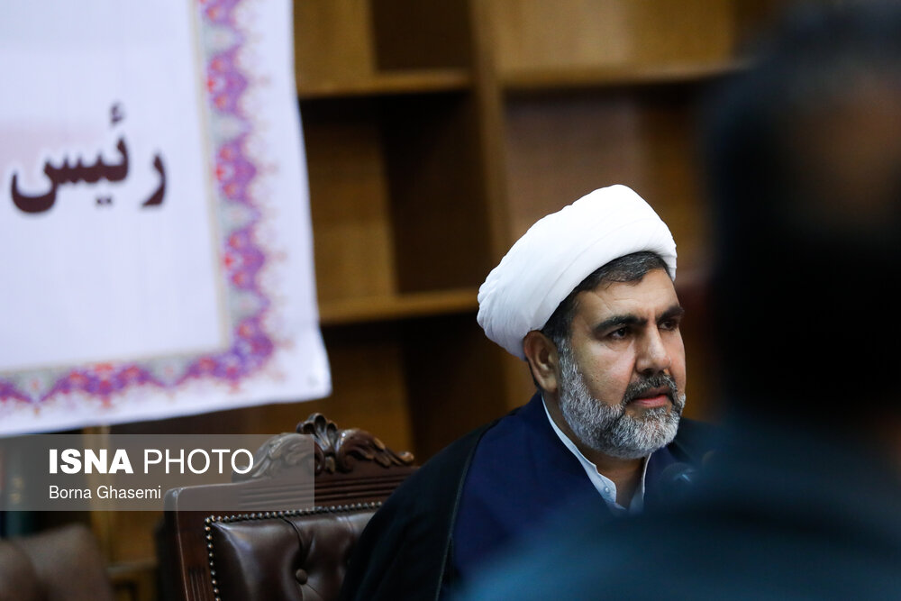 نشست خبری حجت الاسلام موسی غضنفرآبادی رئیس دادگاه‌های انقلاب اسلامی تهران