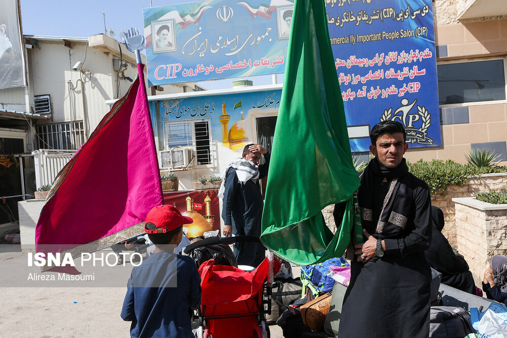 ورود زائران اربعین حسینی افغانستانی - مرز دوغارون