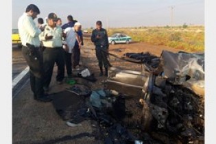 شمار قربانیان سانحه رانندگی جاده اهواز- خرمشهر به 7 نفر رسید