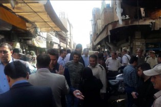 گشت تعزیرات در بازار شهرستانی میدان امام حسین (ع) تهران