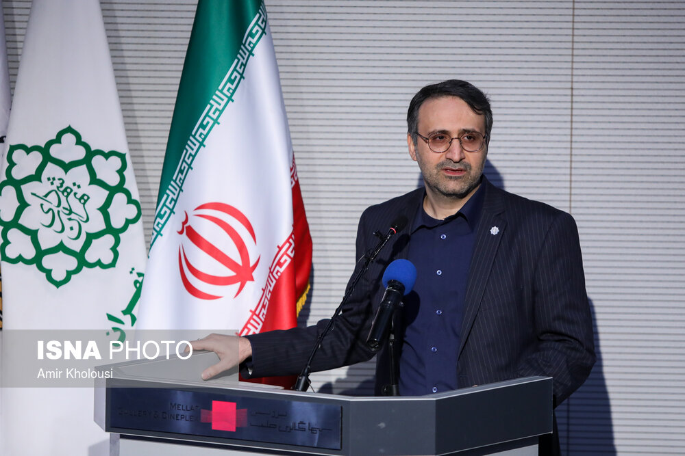 سخنرانی هاشم میرزاخانی مدیرعامل موسسه تصویر شهر در مراسم افتتاحیه‌ سالن‌های جدید پردیس ملت