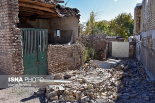 تخریب در دو روستا در پی زلزله استان فارس