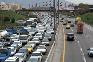 ترافیک سنگین در کرج-چالوس و جاده هراز