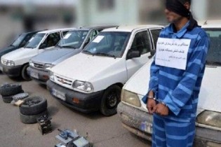 دستگیری سارق خودروی پراید پس از شلیک تیر هوایی