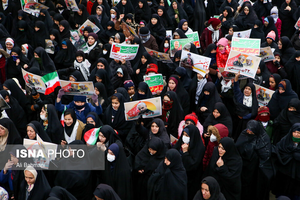 راهپیمایی ۲۲ بهمن در چناران