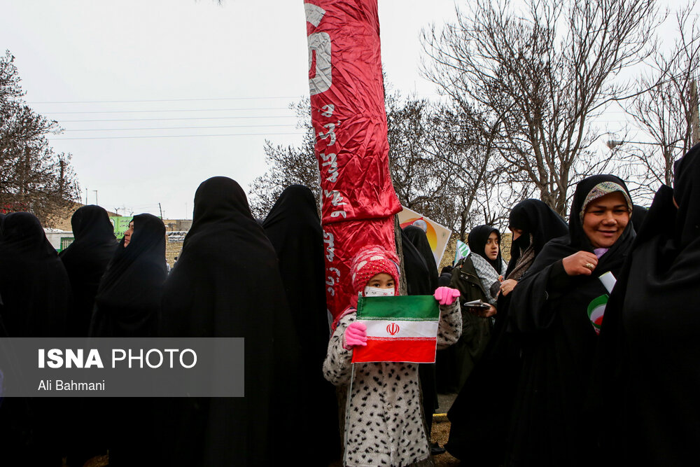 راهپیمایی ۲۲ بهمن در چناران