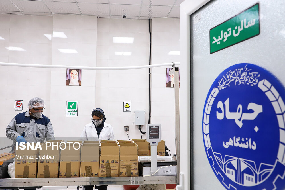 راه‌اندازی خط تولید ژل ضدعفونی‌کننده دست در جهاد دانشگاهی خوزستان