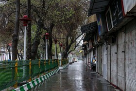 تعطیلی بازارهای مشهد در پی شیوع کرونا ـ خیابان کوشش