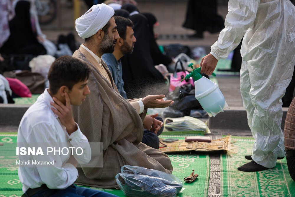اقامه نماز عیدسعید فطر در قزوین