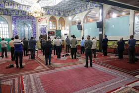 اقامه نماز عیدسعید فطر در مسجد موسی بن جعفر (ع)