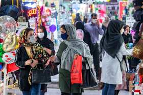 دومین روز طرح ماسک اجباری در اراک- بازار سرپوشیده