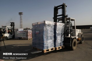 ۴۵ تن محموله کمک های بشردوستانه به لبنان ارسال شد