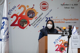 سخنرانی لیلا منتظری در مراسم بیست‌ویکمین کنگره بین‌المللی رویان