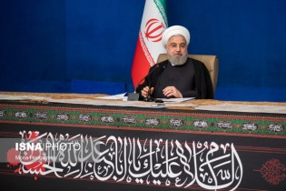 روحانی: در ۷ ماه گذشته با وجود کرونا و تحریم، هیچ کسی به کمک ما نیامد