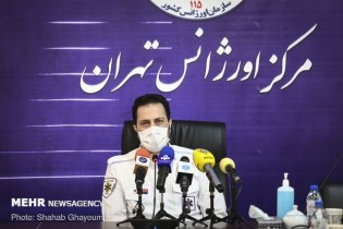 افزایش ۷ درصدی ماموریت‌های اورژانس تهران در روزهای آلودگی هوا