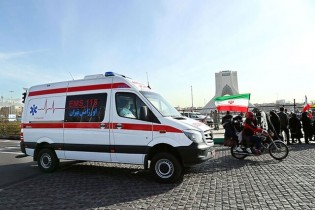 مراجعه ۱۱۶ نفر به اورژانس تهران تا پایان مراسم ٢٢ بهمن