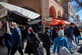 بازار آغزی بازار تاریخی ارومیه در نوروز ۱۴۰۰