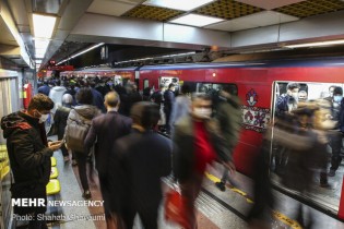 جابجایی ۱۳ میلیون مسافر با مترو تهران در فروردین ۱۴۰۰