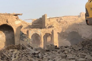 تخریب بنای تاریخی حاج باشی اراک