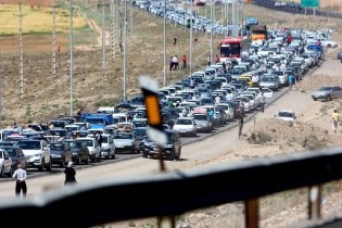 ترافیک سنگین محورهای تهران به فیروزکوه، چالوس، هراز، فشم و بومهن