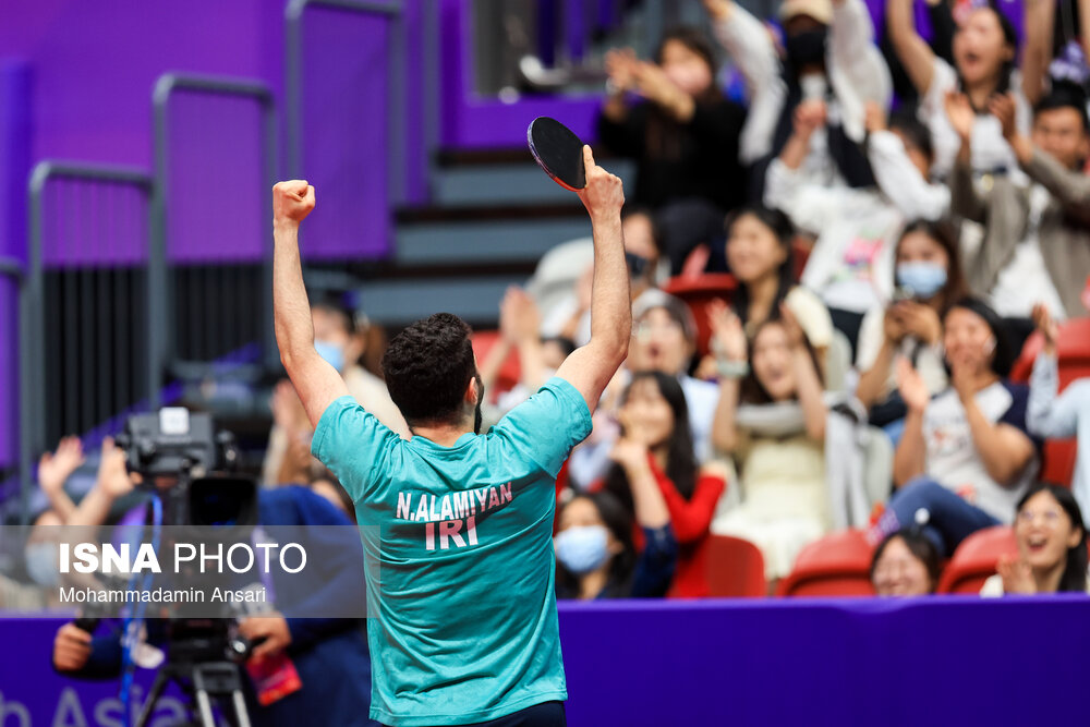 بازی‌های آسیایی هانگژو؛ تنیس روی میز ایران و ژاپن