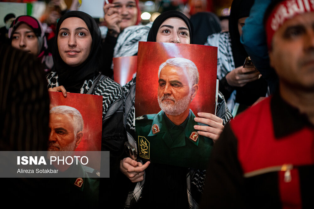 جشن مردم تهران پس از حملات حماس به رژیم صهیونیستی