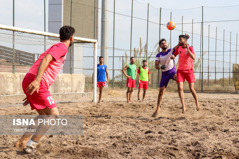 اردوی تیم ملی فوتبال ساحلی ایران در انزلی