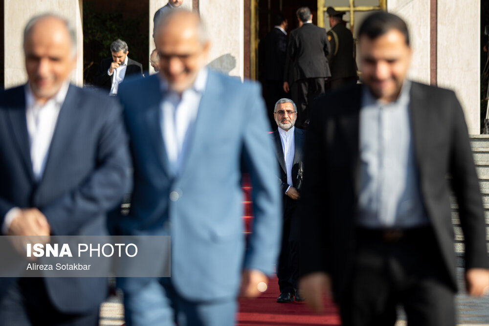 غلامحسین اسماعیلی، رئیس دفتر رئیس جمهور در مراسم بدرقه رئیس جمهور پیش از سفر به عربستان