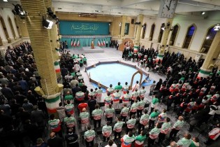 قهرمانان ورزشی کشور با رهبر انقلاب اسلامی دیدار کردند