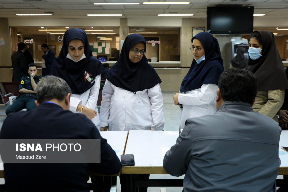 صندوق سیار اخذ رای در بیمارستان شهید صدوقی یزد