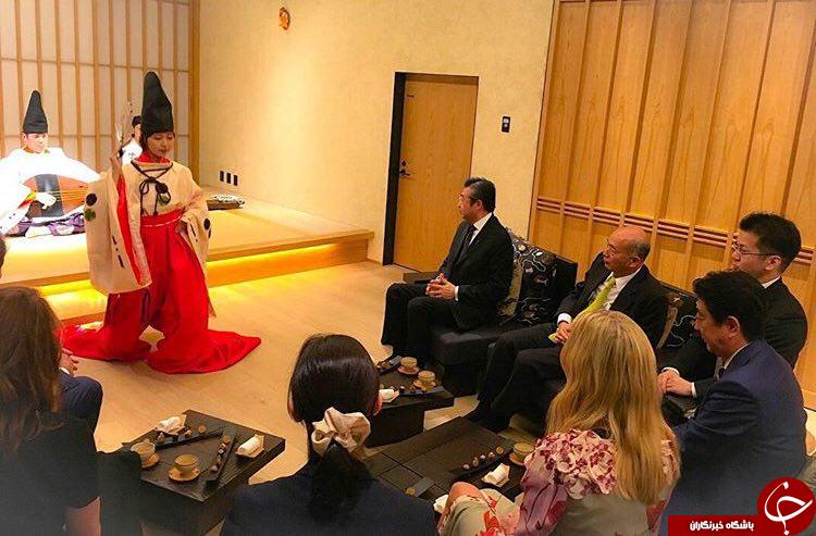 (تصویر) نخست وزیر ژاپن برای دختر ترامپ جشن تولد گرفت!