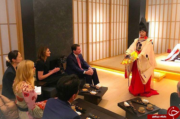 (تصویر) نخست وزیر ژاپن برای دختر ترامپ جشن تولد گرفت!