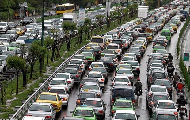 ترافیک در محور تهران - کرج